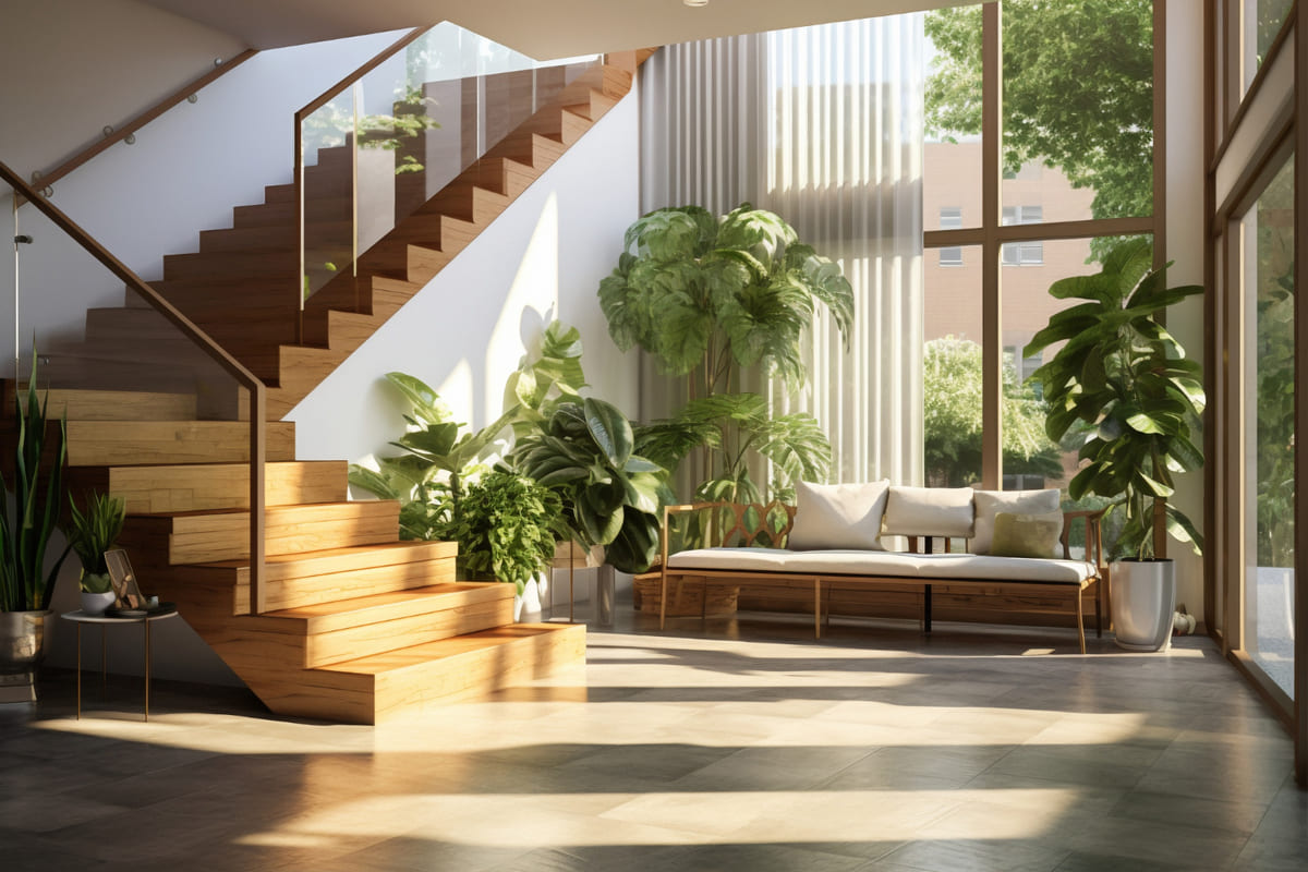 Como montar um jardim de inverno debaixo da escada ou na sala
